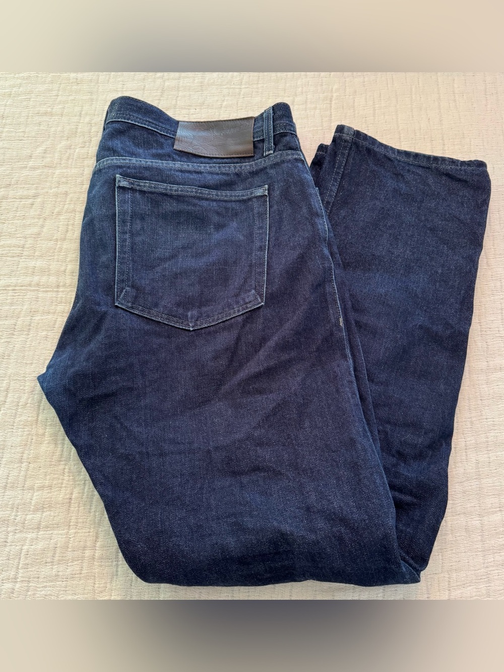 Naked & Famous Size 40x32 Selvedge Japanese Indigo Denim